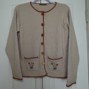 Caamano 100% Alpaca Sweater Hand Knit